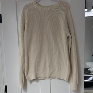 Old Navy Men's Beige Crewneck Sweater size large NWOT